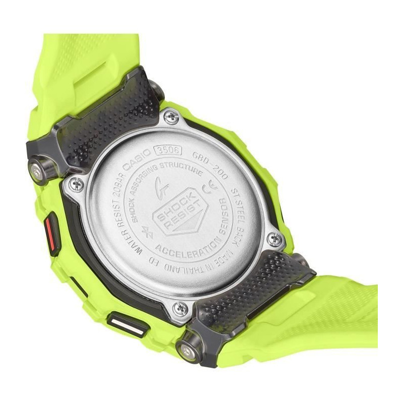 Montre - CASIO - G-Shock Sport - GBD-200-9ER - Jaune fluo
