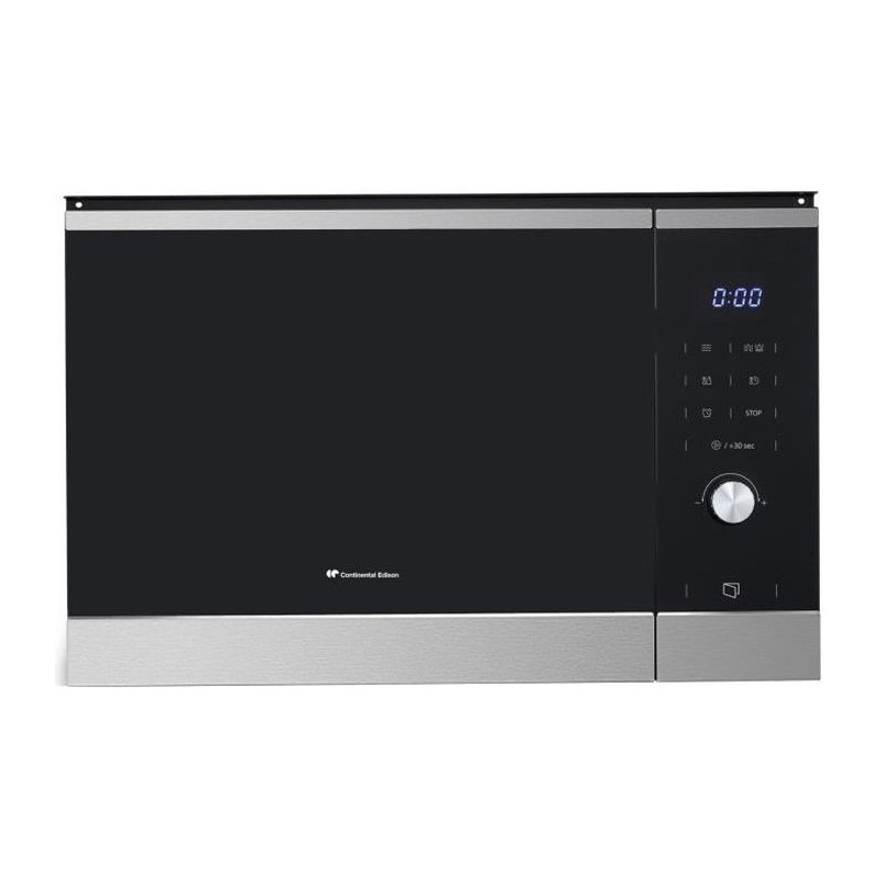 Micro ondes grill encastrable CONTINENTAL EDISON CEMO25GINE Noir Inox