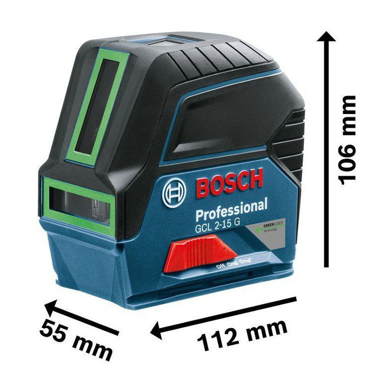 Laser Point and Line GCL 2-15 g in standard box - Bosch - 0601066J00
