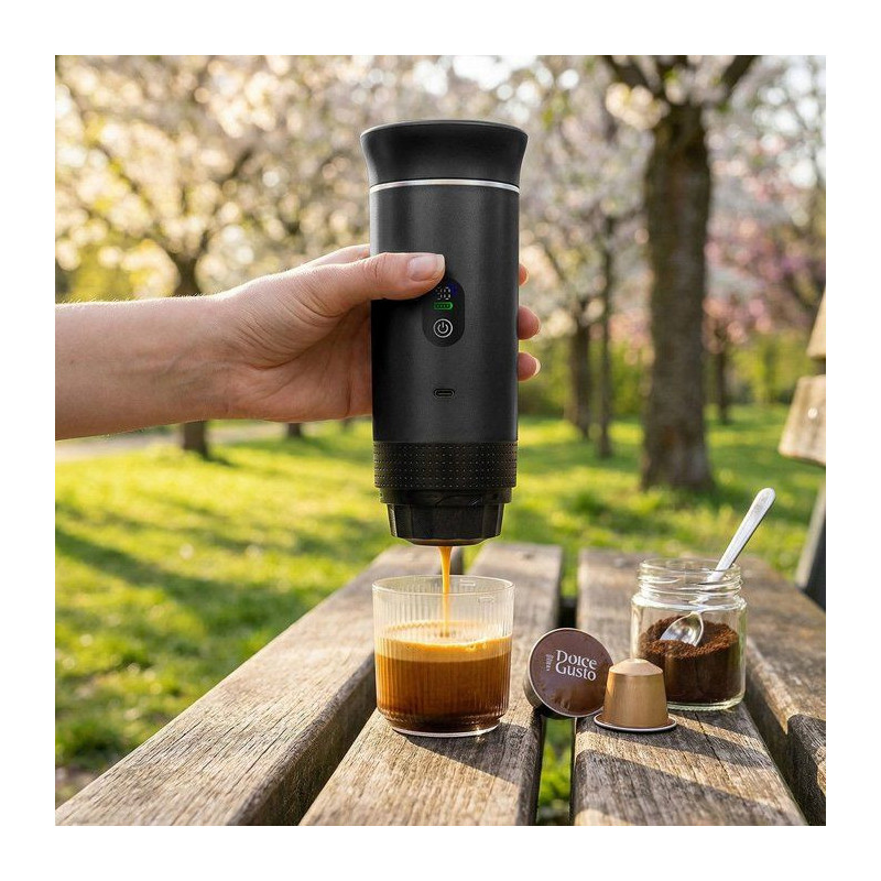 Machine a café portable - LIVOO - DOD227N - 20 bars - Chauffe intégr