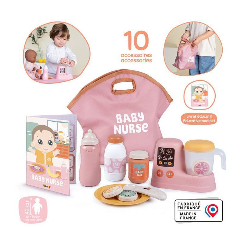 Smoby - Coffret Repas - Baby Nurse - Des 18mois