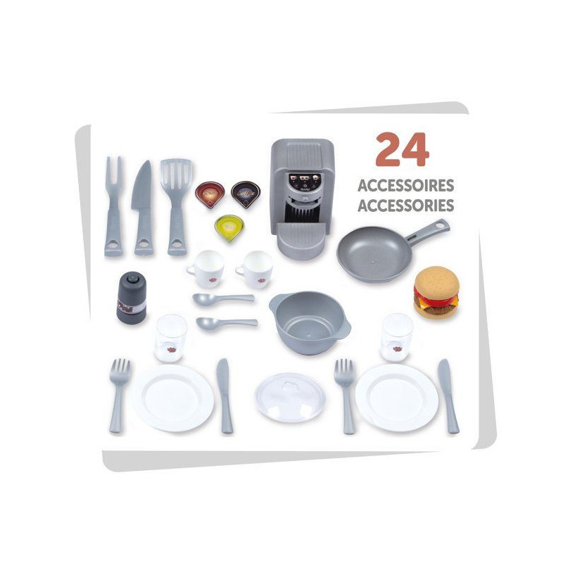 Cuisine pour enfant - Smoby - Modele Safran - Des 3 ans - Accessoires