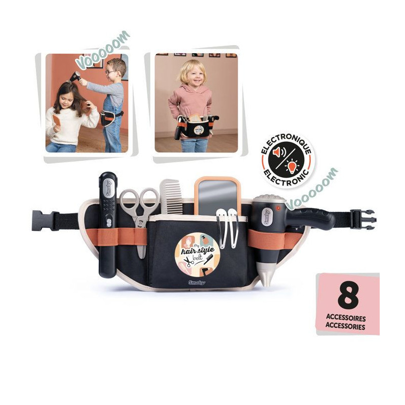 Smoby - My Hair Style Ceinture Coiffure - Des 3 ans - Fabriqué en Fra