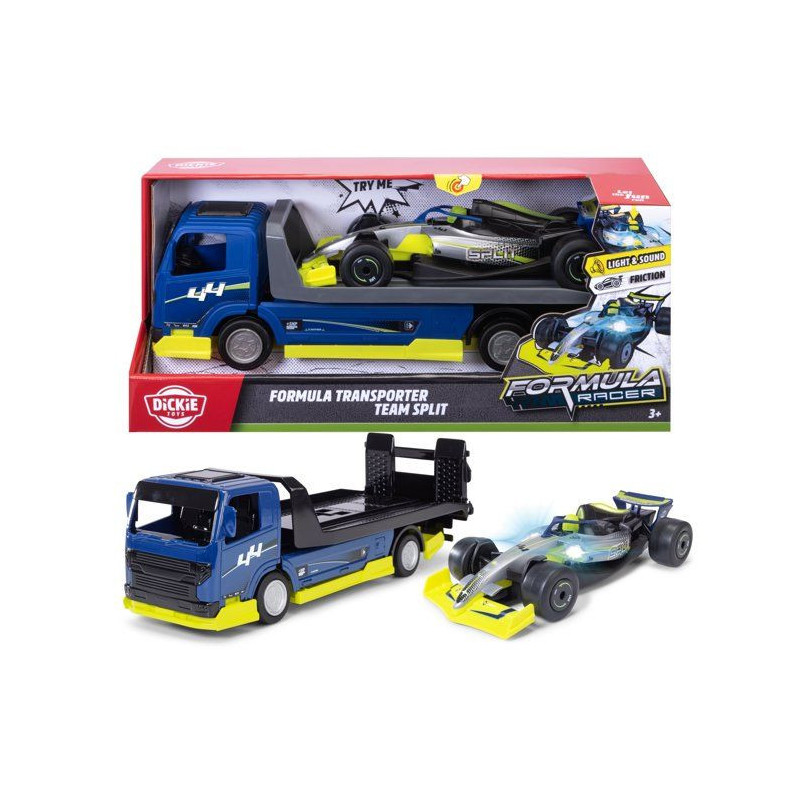 Dickie - Transporteur Formule 1 35 Cm - Des 3 ans