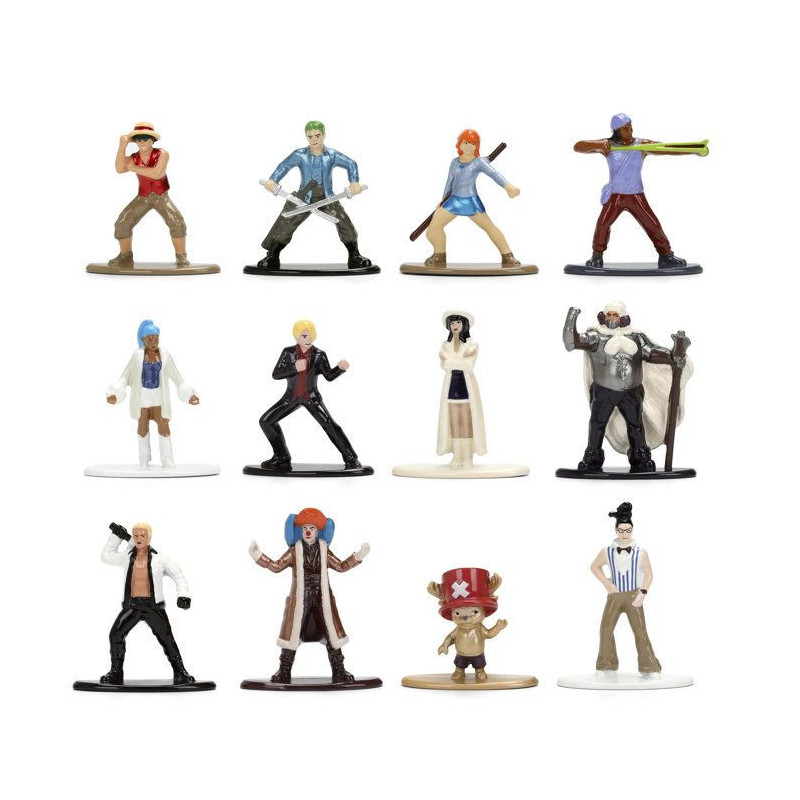 Jada - Figurine - One Piece 4Cm - Set 12Pieces - Des 3 ans