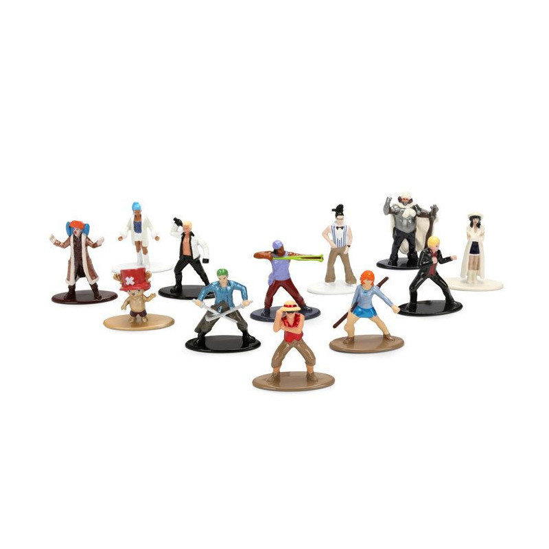 Jada - Figurine - One Piece 4Cm - Set 12Pieces - Des 3 ans