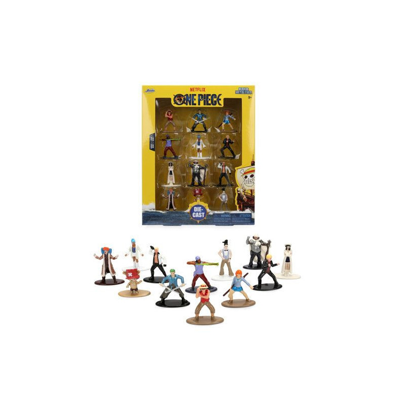 Jada - Figurine - One Piece 4Cm - Set 12Pieces - Des 3 ans