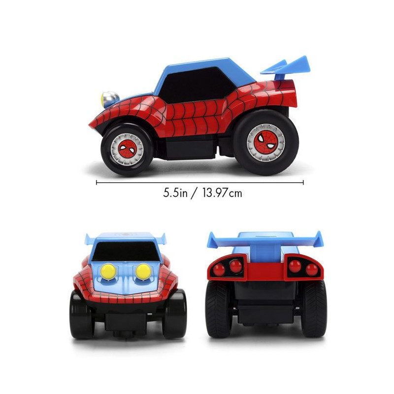 Jada - Figurine - Marvel Radiocommandé - Spiderman Buggy 1/32- Des 2