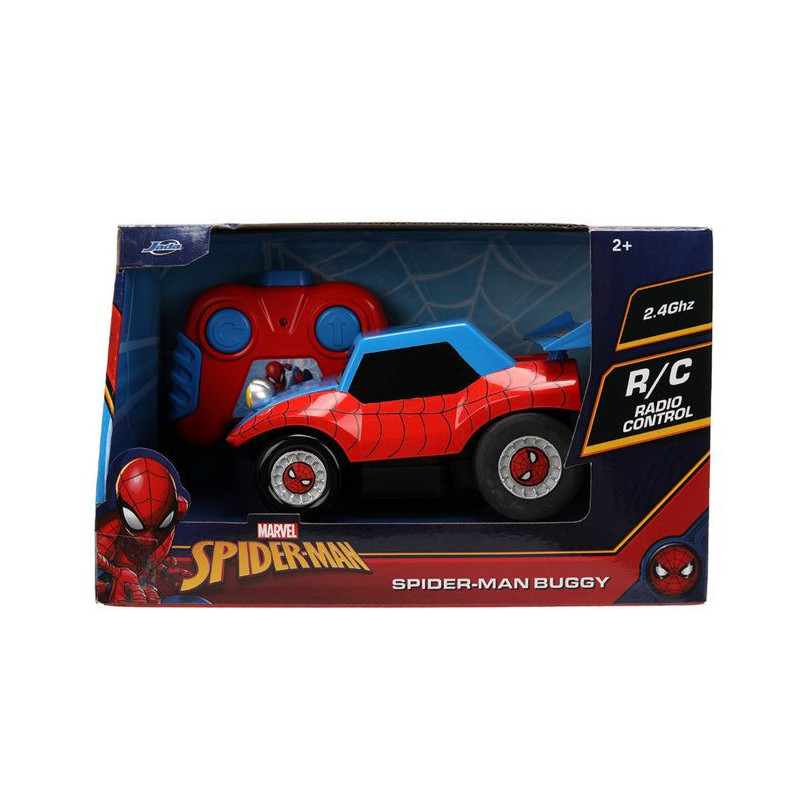 Jada - Figurine - Marvel Radiocommandé - Spiderman Buggy 1/32- Des 2