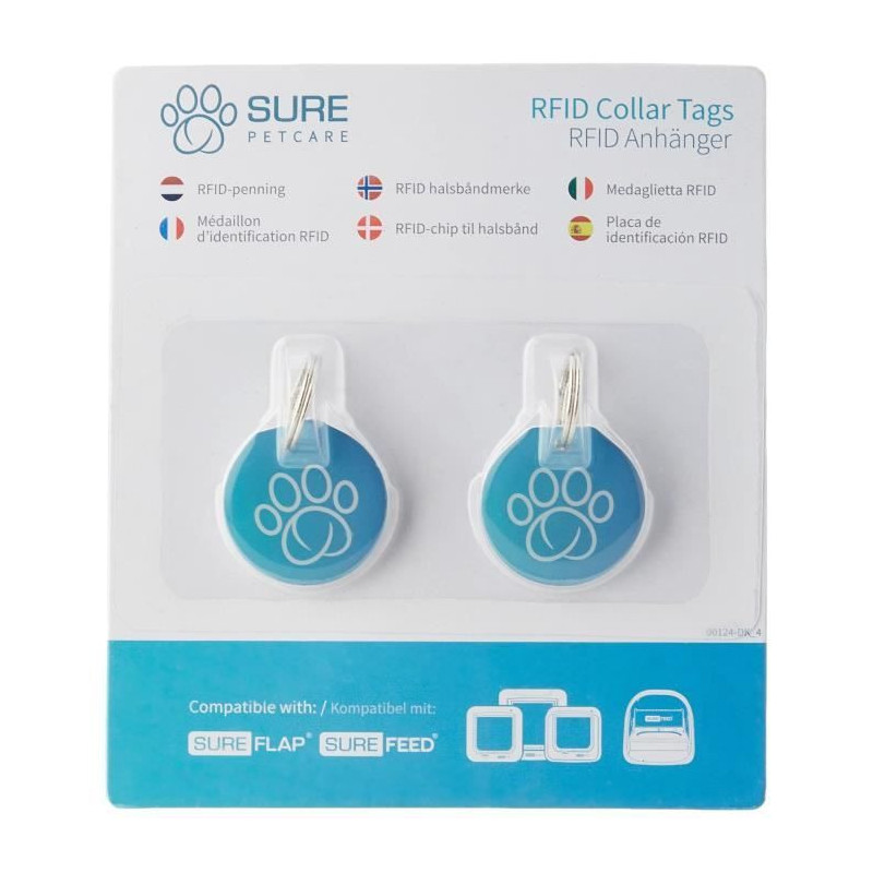 SUREFLAP Médaillon d'identification - SUREFLAP - Lot de 2 - Radiofré