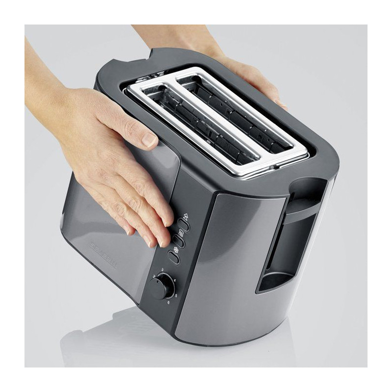 Grille-pain compact 2 fentes - SEVERIN - AT 9573 - Toaster compact - R