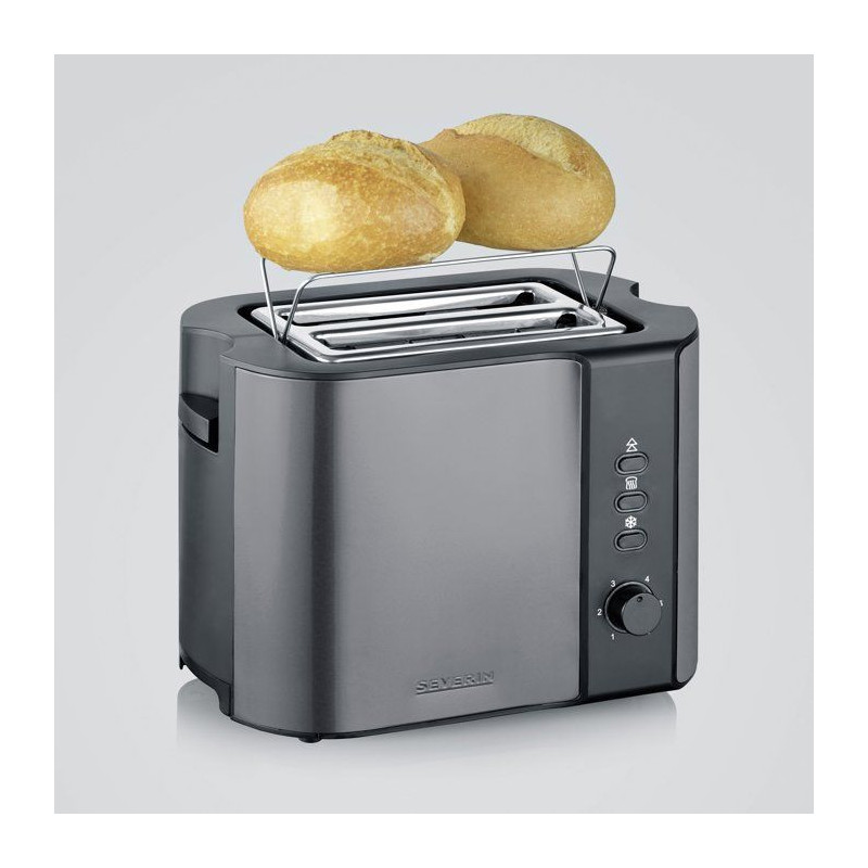 Grille-pain compact 2 fentes - SEVERIN - AT 9573 - Toaster compact - R