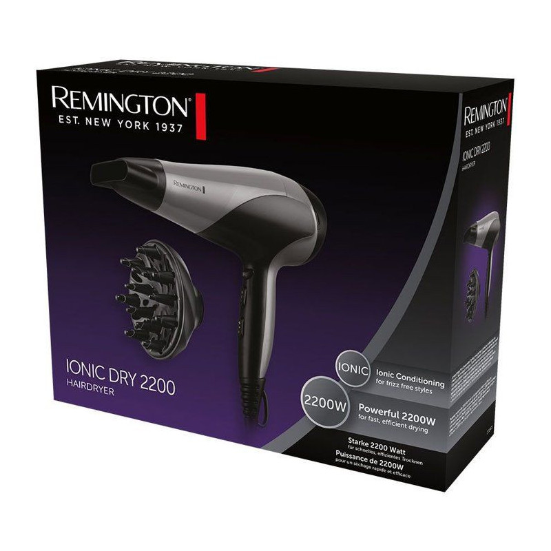 Sèche-cheveux - REMINGTON - D3190S - diffuseur - 2200 W