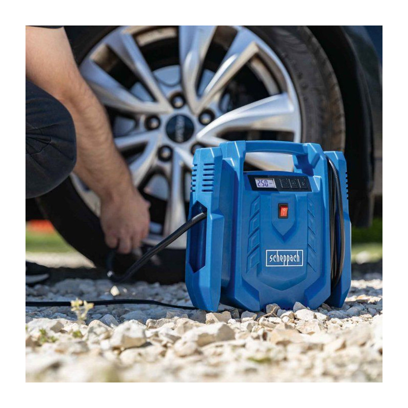 Compresseur portatif SCHEPPACH - AIRFORCE 7 SC - 100 W - 8 bars - 24L/