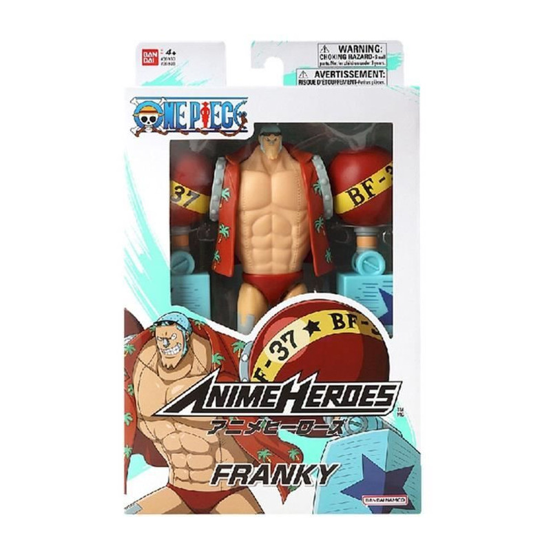 Figurine Anime Heroes - Bandai - One Piece - Franky - 17 cm