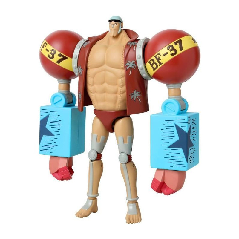 Figurine Anime Heroes - Bandai - One Piece - Franky - 17 cm