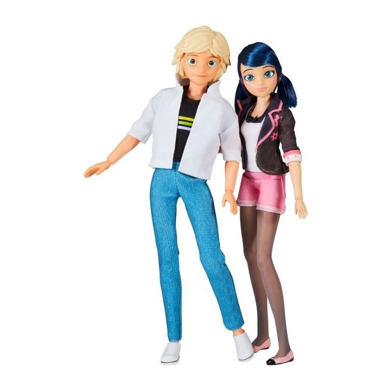 Pack de 2 Poupées - BANDAI - Miraculous - P50377 - Marinette & Adrien