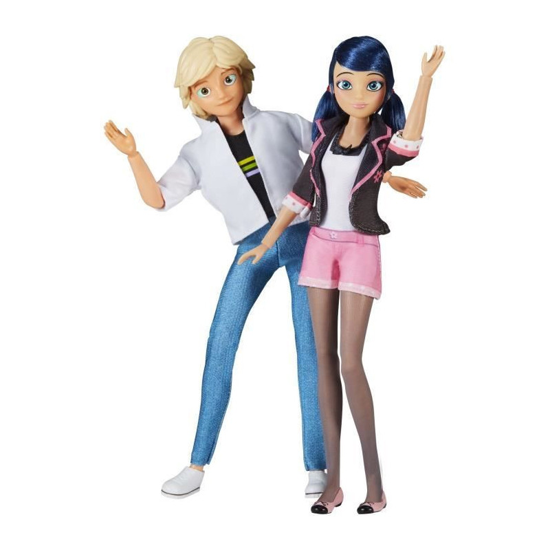 Pack de 2 Poupées - BANDAI - Miraculous - P50377 - Marinette & Adrien