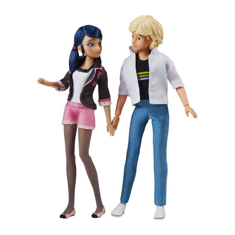 Pack de 2 Poupées - BANDAI - Miraculous - P50377 - Marinette & Adrien