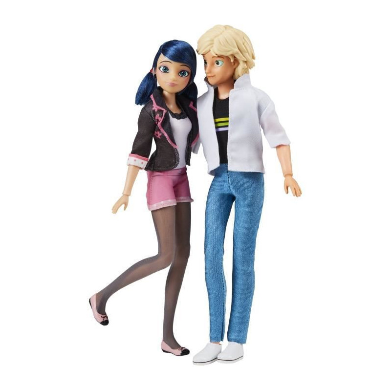 Pack de 2 Poupées - BANDAI - Miraculous - P50377 - Marinette & Adrien