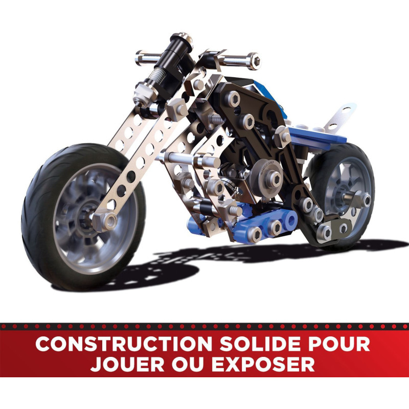 Moto - BANDAI - Meccano - APM20103 - 5 Modèles