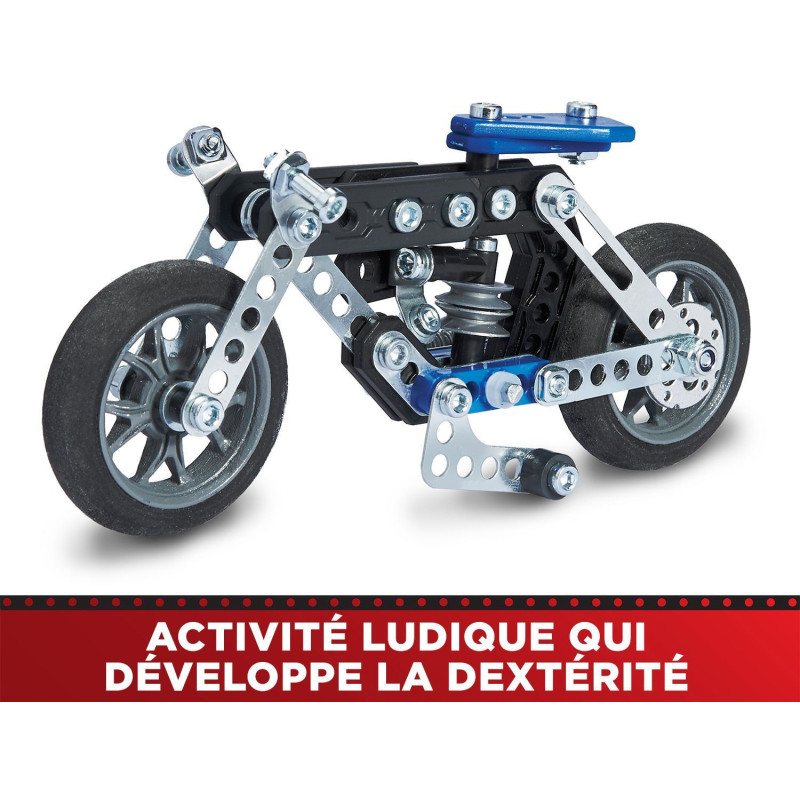 Moto - BANDAI - Meccano - APM20103 - 5 Modèles