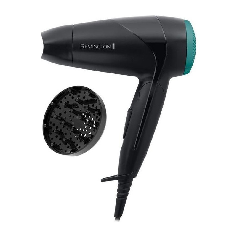 Remington D1500 Sèche-Cheveux de Voyage Puissant 2000W On The Go, Poi