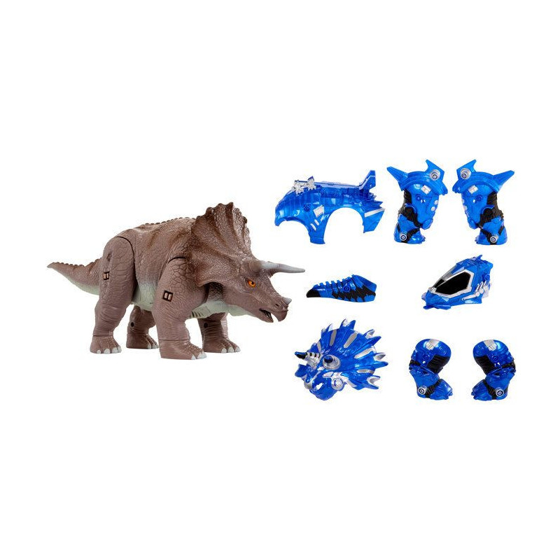 ARMOSAURS-552291-EUC-Armosaurs Armor-Up Dinosaur- Triceratops - Cobalt