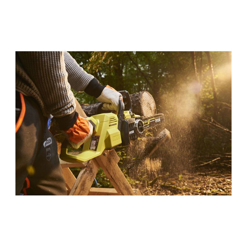 Tronçonneuse sans fil brushless - RYOBI - RY36CSX35A-140 - 36V MAX PO