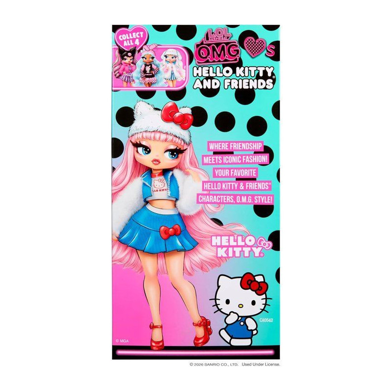 L.O.L. Surprise! O.M.G. Hello Kitty and Friends - Hello Kitty, poupée