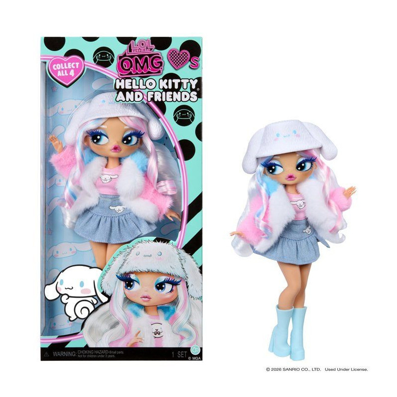 L.O.L. Surprise! O.M.G. Hello Kitty and Friends - Cinnamoroll, poupée