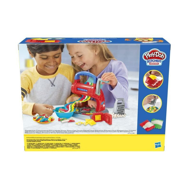 Play-Doh La Fabrique a pâtes, 5 couleurs de pâte Play-Doh atoxique,