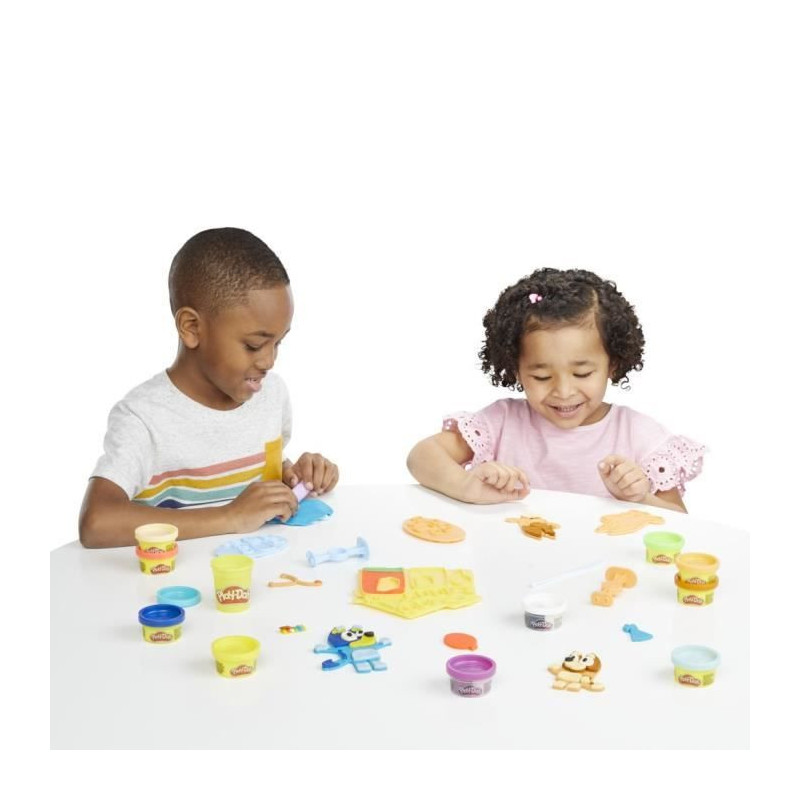 Play-Doh Bluey se déguise, Coffret avec 11 pots de pâte à modeler B