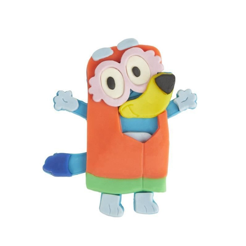 Play-Doh Bluey se déguise, Coffret avec 11 pots de pâte à modeler B