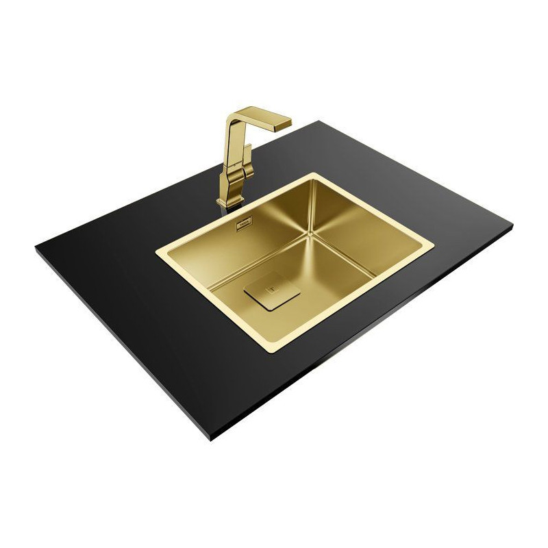 Évier - Inox PVD - Laiton - 3 poses - TEKA - FlexLinea