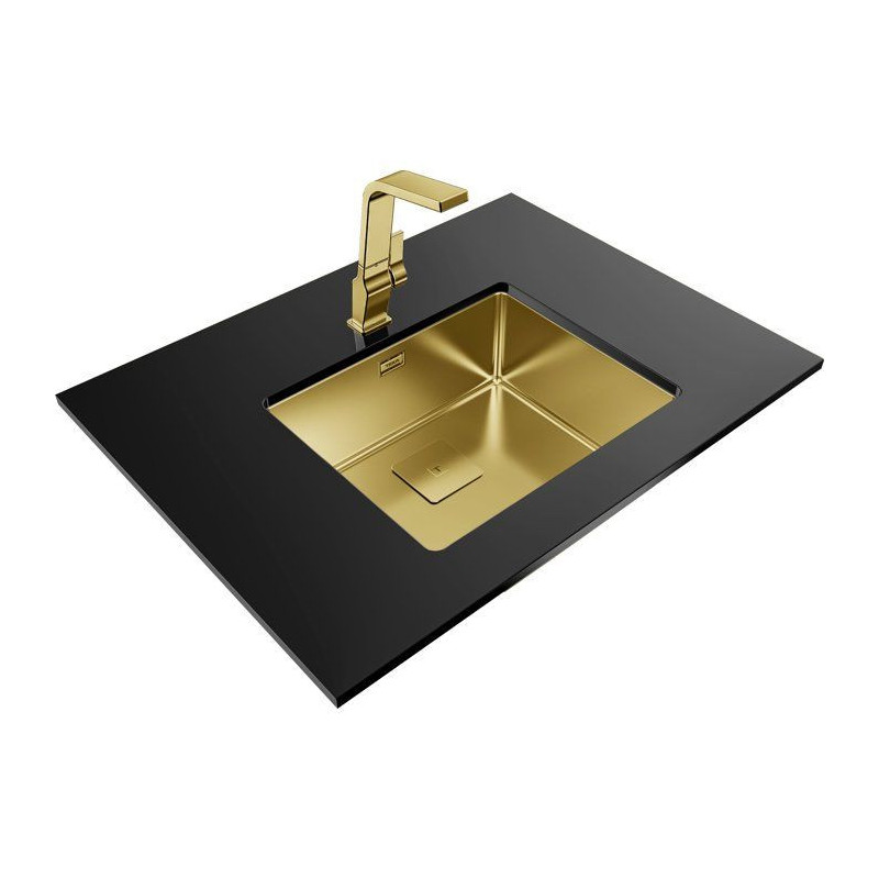 Évier - Inox PVD - Laiton - 3 poses - TEKA - FlexLinea