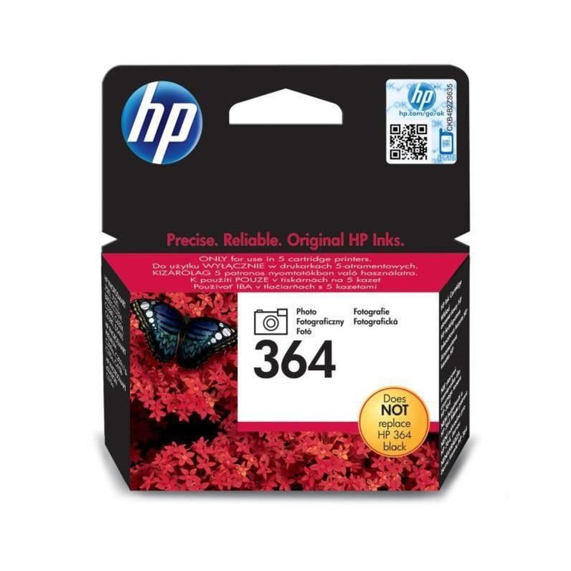 HP 364 Cartouche d'encre photo authentique (CB317EE) pour HP Photosmar