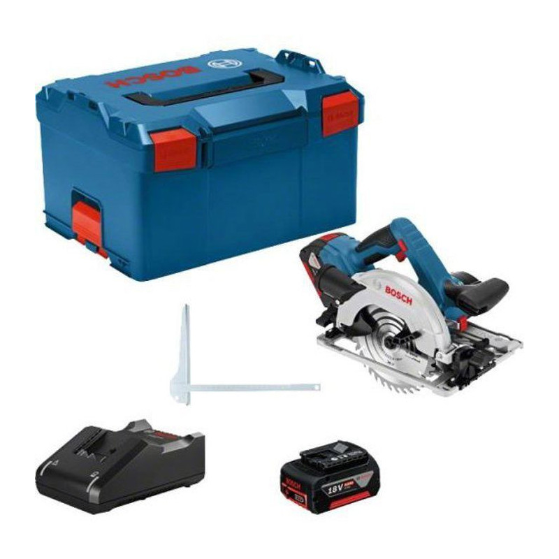 Circular saw 18V GKS 18V -57 g Professional + 2 batteries 4 AH + Charg