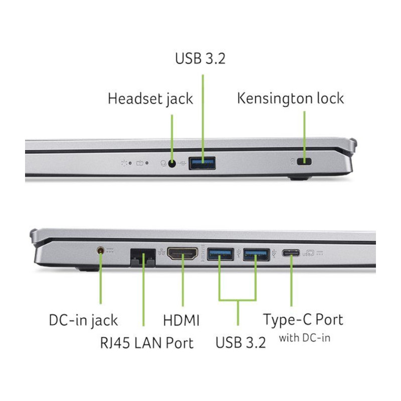 PC Portable ACER Aspire Go 15 : Sans Windows - 15.6 FHD IPS - AMD Ryze