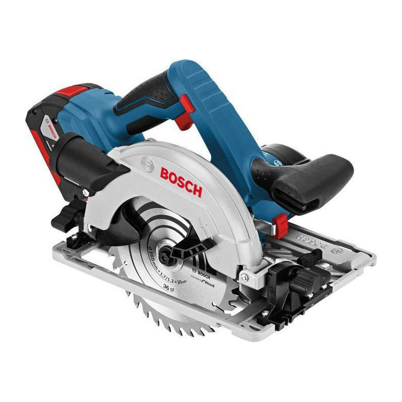 Circular saw 18V GKS 18V -57 g Professional + 2 batteries 4 AH + Charg
