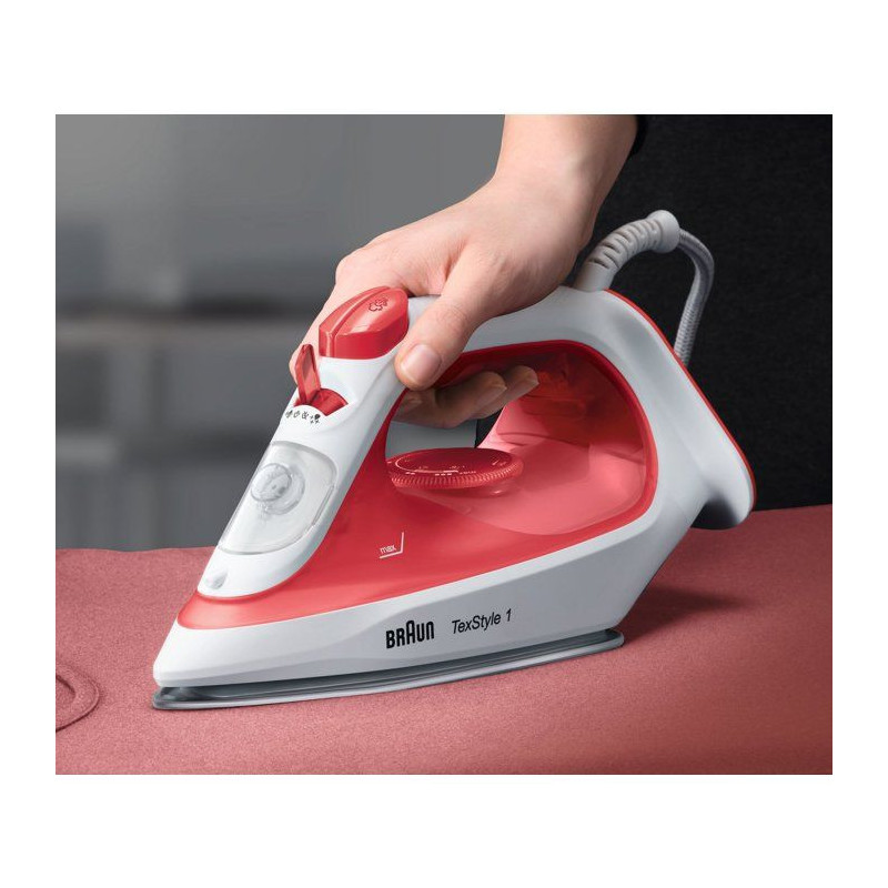Fer vapeur - BRAUN - SI1019RD - Anti-calcaire - Débit vapeur 25 g/min
