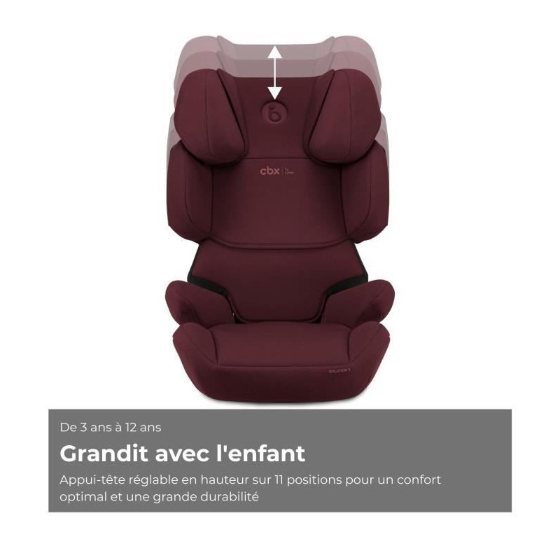 Siège auto Cbx by Cybex Solution X i-Fix 3 à 12 ans - 15 à 50 kg -