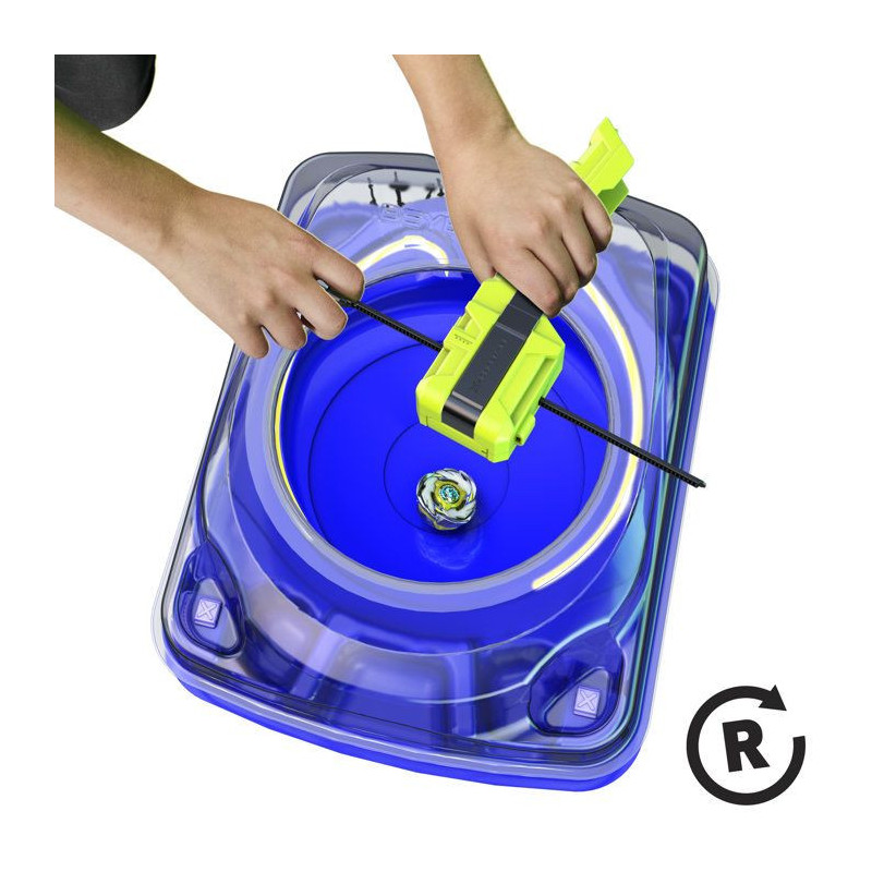 Beyblade X, Lanceur porte-toupie avec toupie Takara Tomy a rotation dr