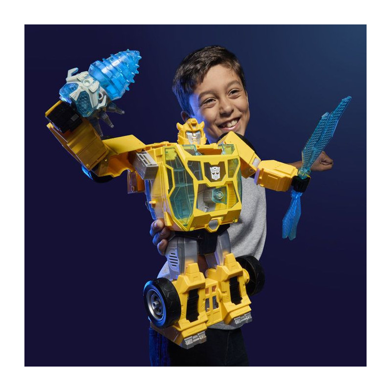 Figurine Bumblebee L'étincelle de puissance de 28 cm avec sons et lu