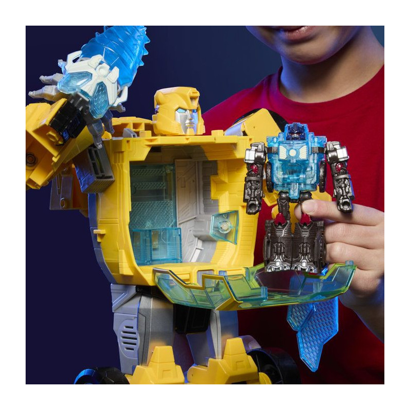 Figurine Bumblebee L'étincelle de puissance de 28 cm avec sons et lu