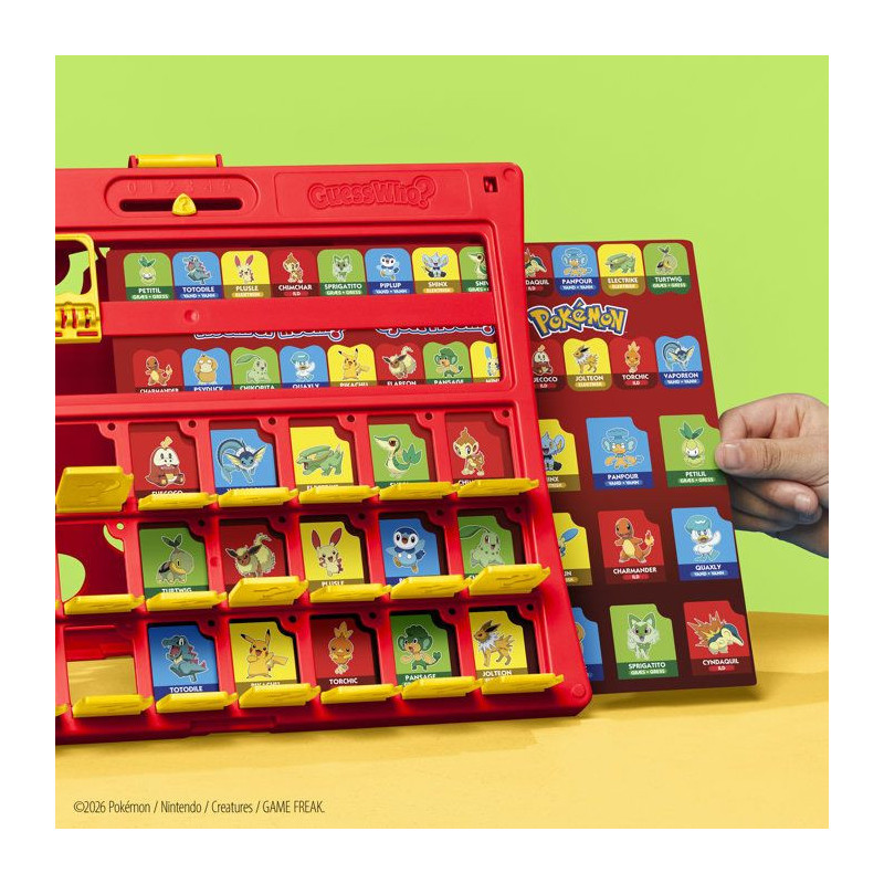 Qui est-ce ? édition Pokémon, 48 Pokémon, jeu de plateau familial