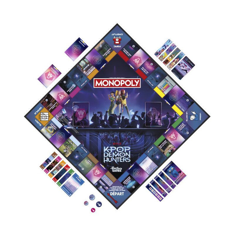 MONOPOLY - G4601101 - MONOPOLY KPOP DEMON HUNTERS - Multicolore