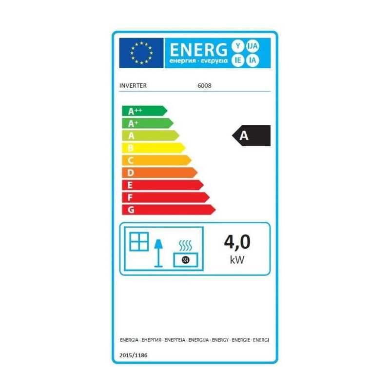 INVERTER 6008 - Poêle à pétrole électronique 4000 Watts - Fonction