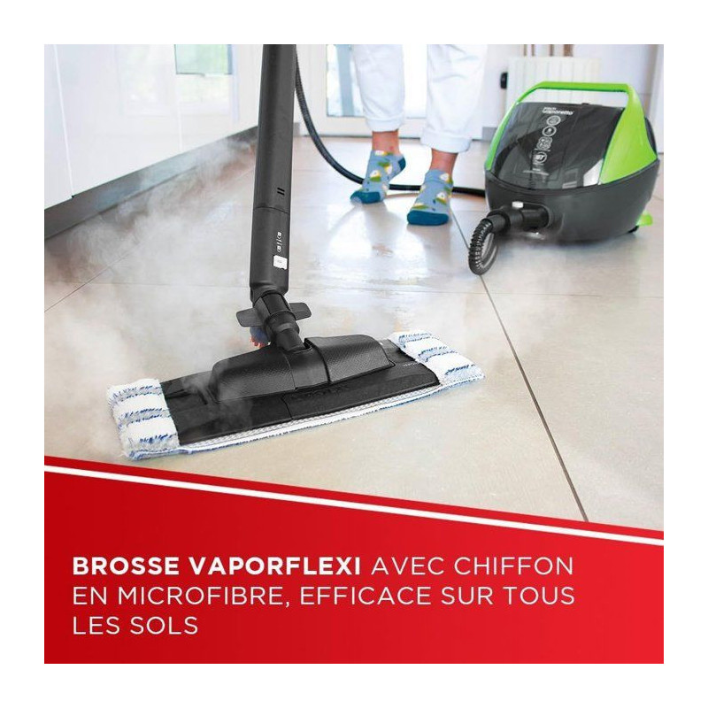 POLTI VAPORETTO Pro 95 Turbo Flexi - Nettoyeur Vapeur Multi-surfaces -