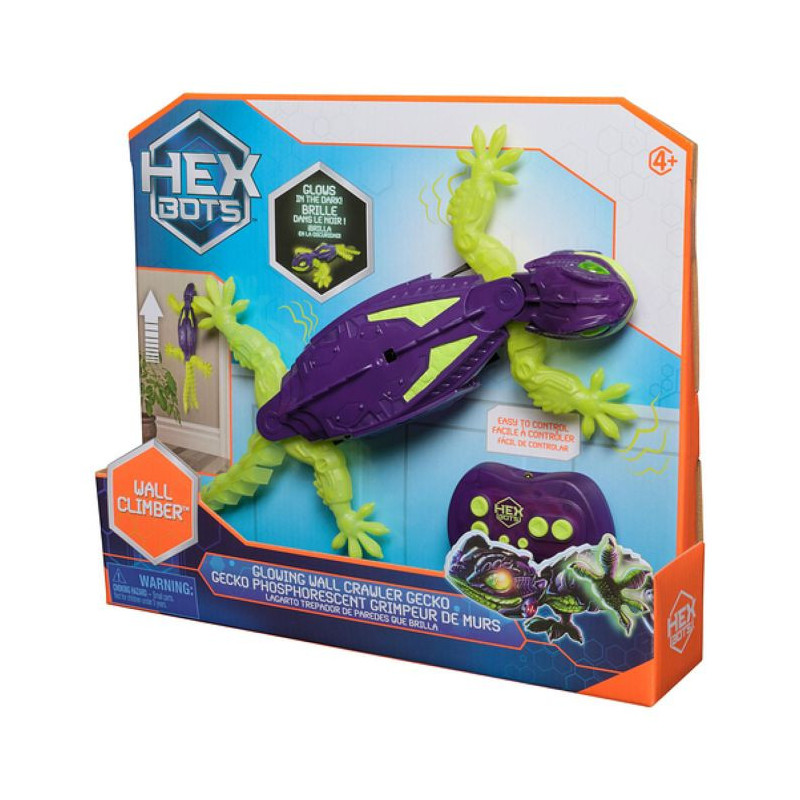 Gecko Radiocommande - brille dans le noir - Hex Bots